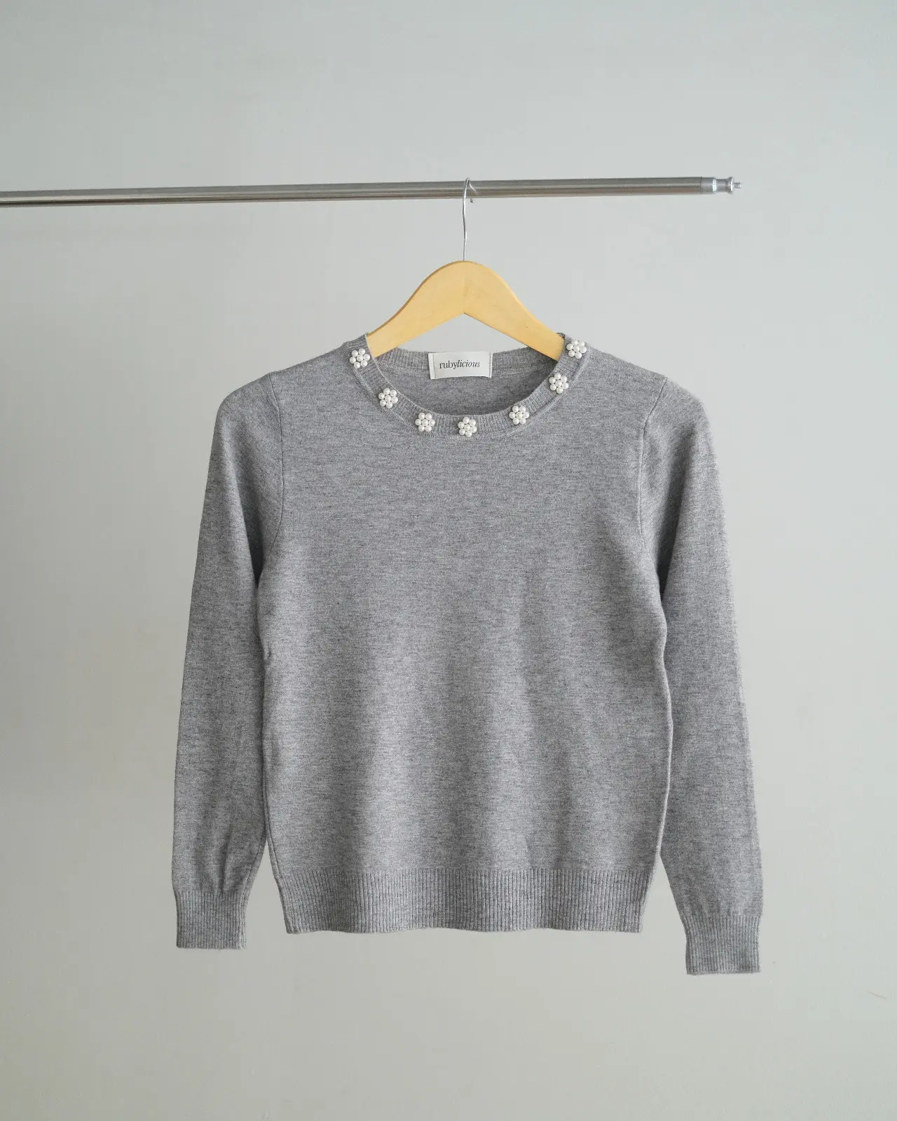 Alfiya Longsleeve Kode 256A Misty Grey - Image 2