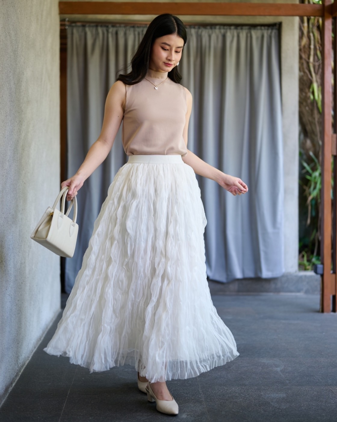 Fidya Skirt Kode 429 Ivory - Image 3