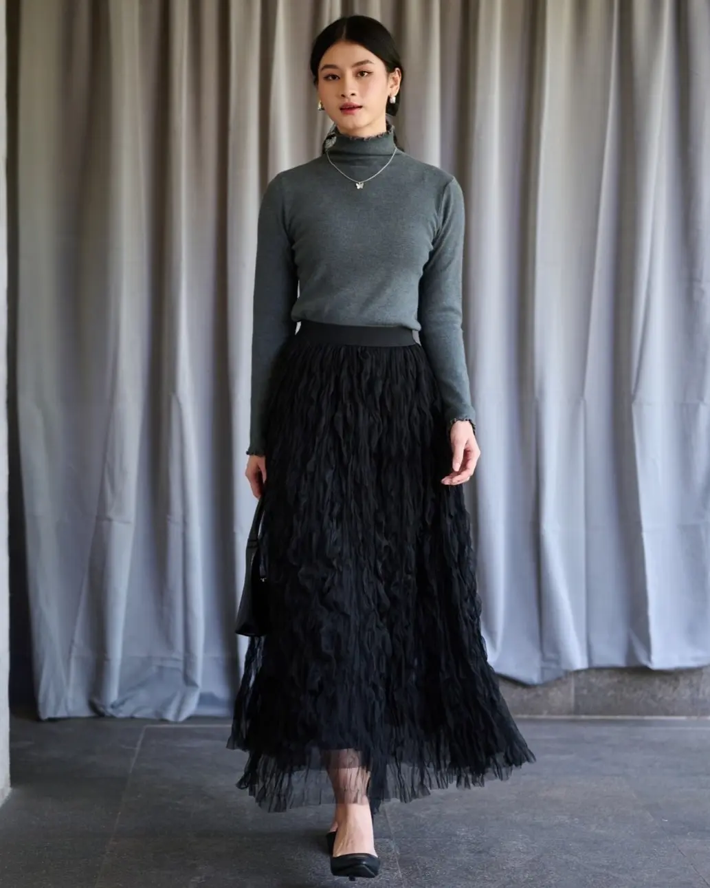 Fidya Skirt Kode 429 Black