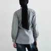Rytse Stripe Shirt Grey - Image 3