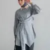 Rytse Stripe Shirt Cream - Image 2