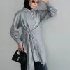 Rytse Stripe Shirt Grey