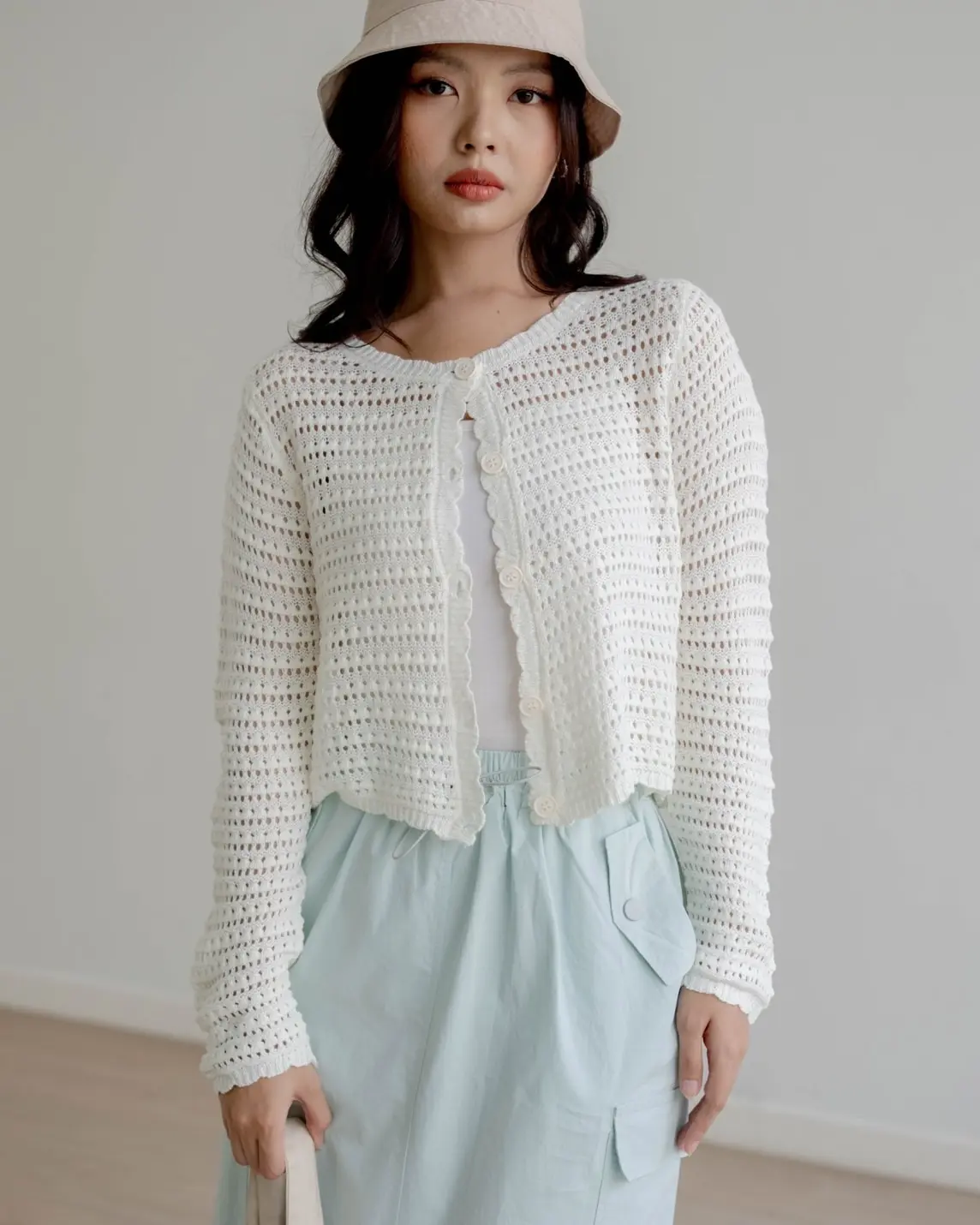 Anya Cardigan Broken White