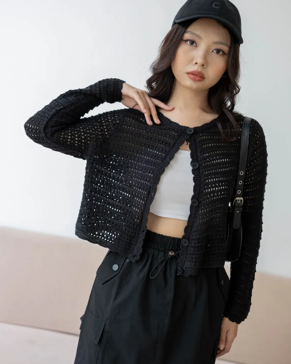 Anya Cardigan Black
