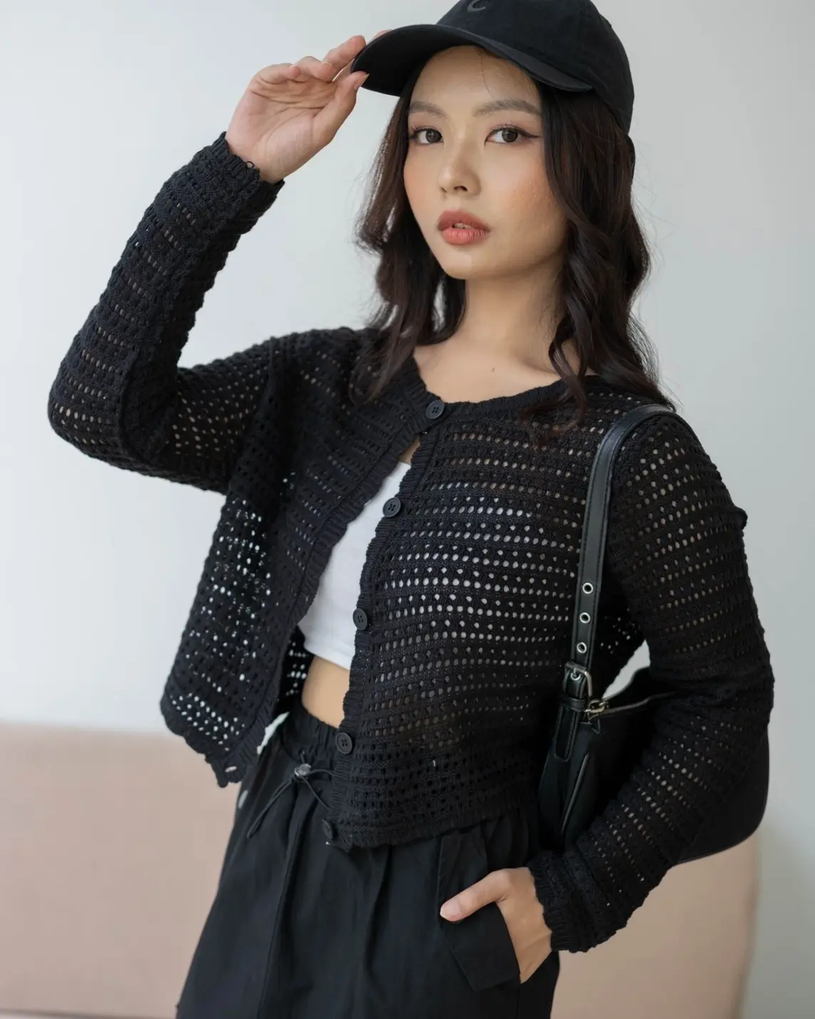 Anya Cardigan Black - Image 2