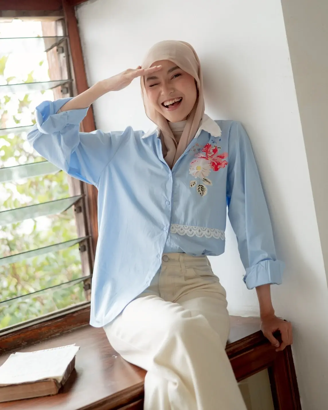 Safiya Shirt Blue