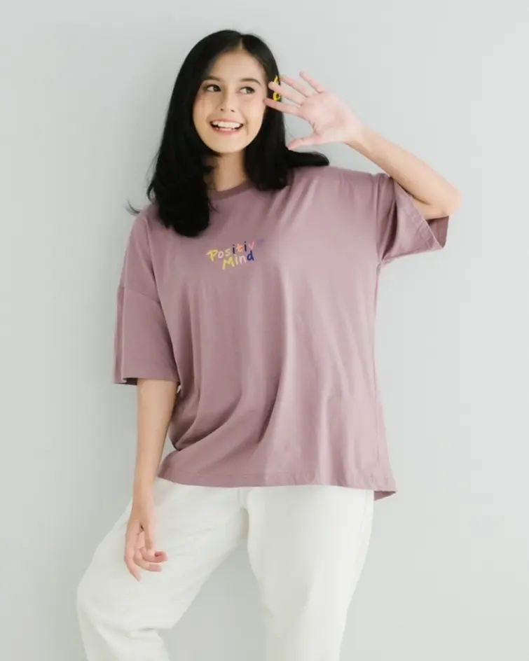 Positive Mind T-Shirt Mauve