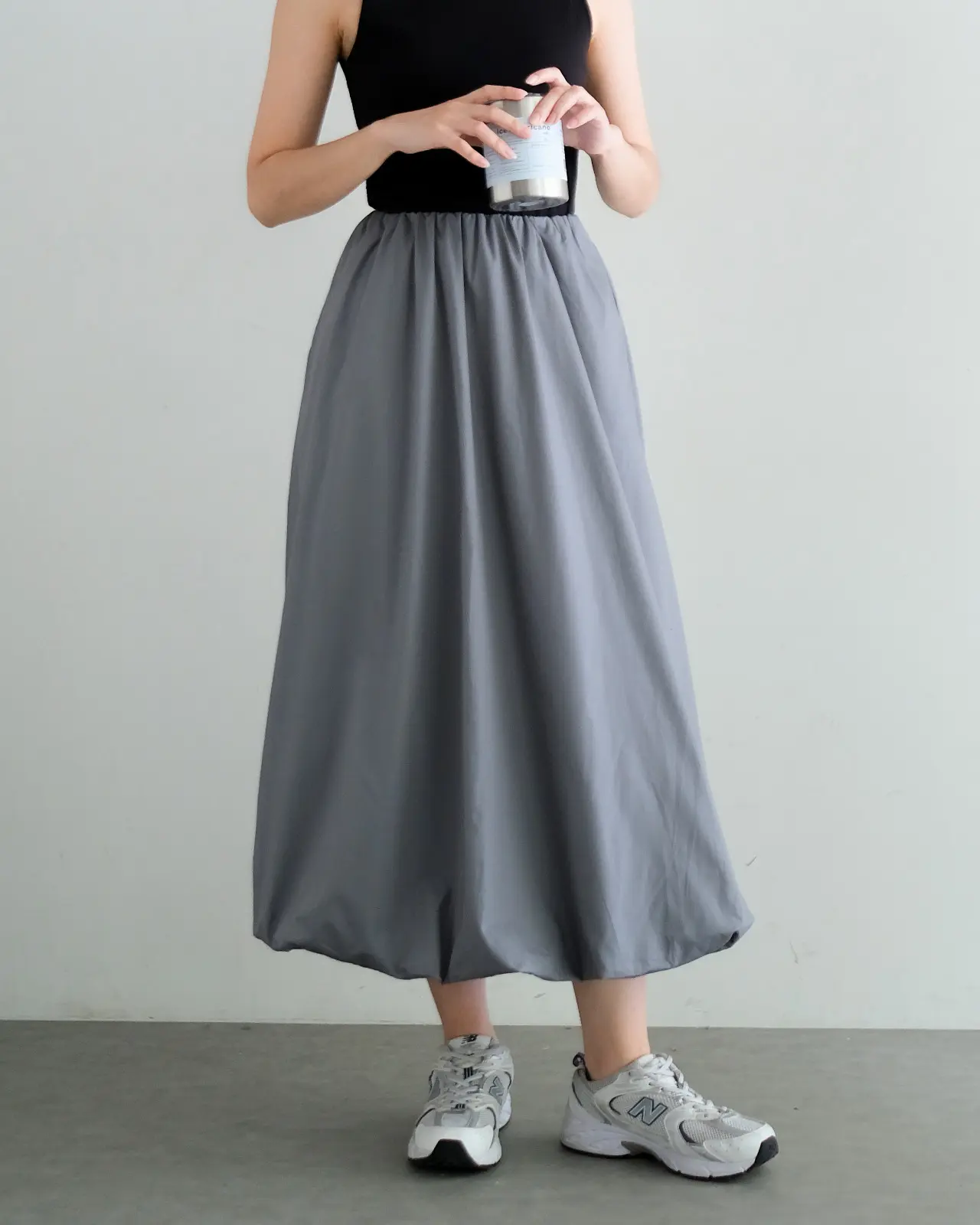 Carmela Skirt Kode F158 Dark Grey - Image 2