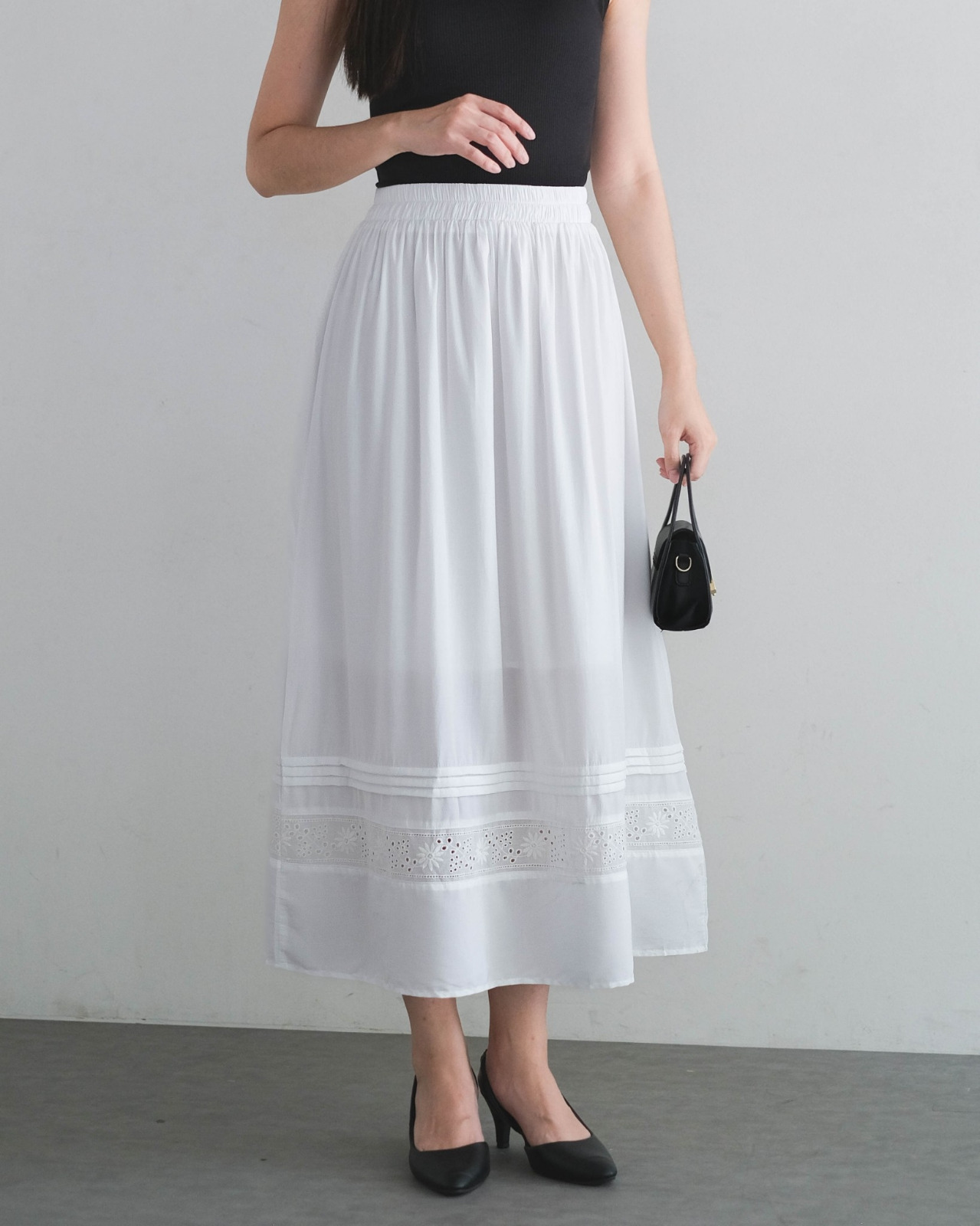 Zowiya Skirt Kode 478 Broken White - Image 3