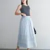Zowiya Skirt Kode 478 Sky Blue - Image 3