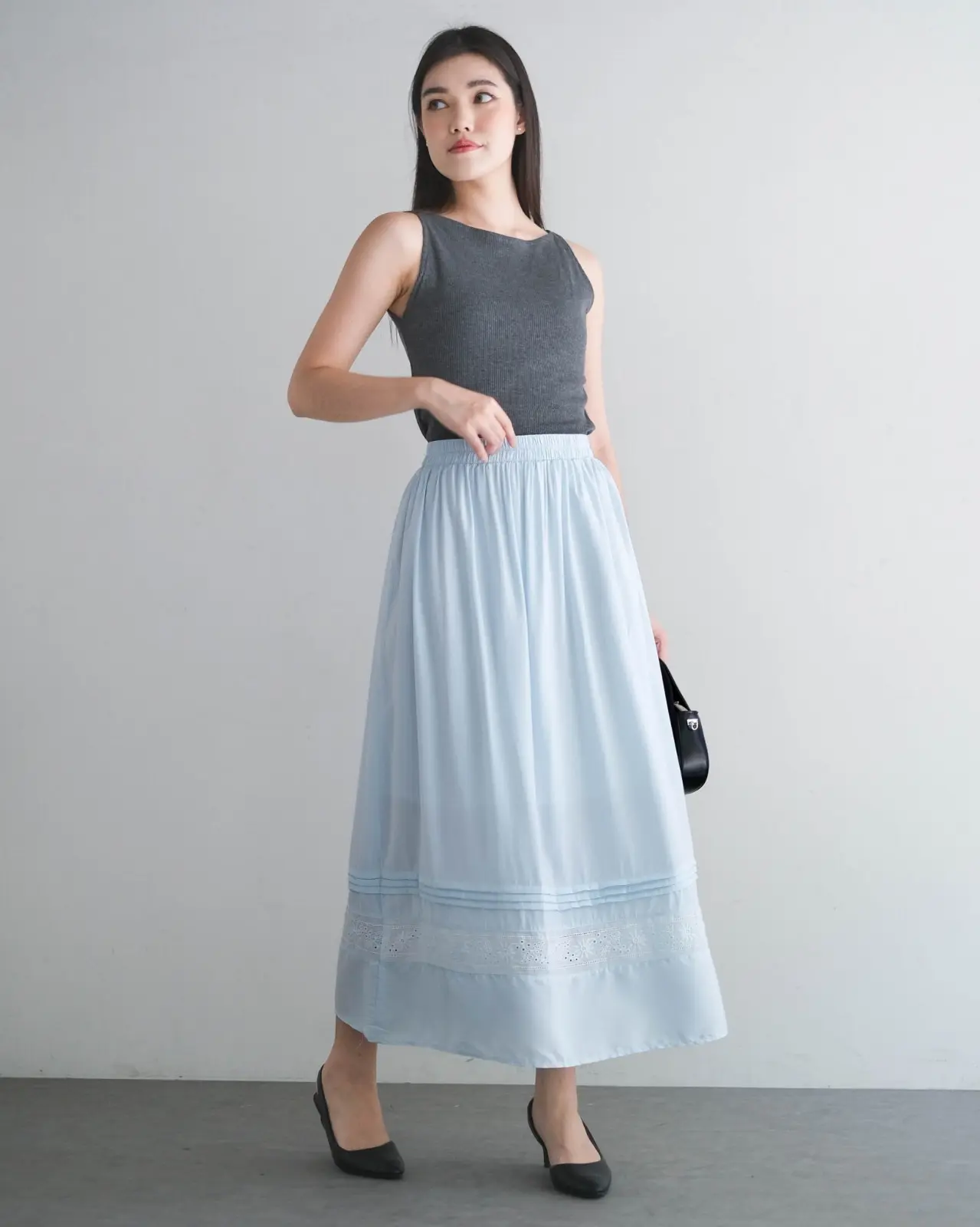 Zowiya Skirt Kode 478 Sky Blue - Image 3