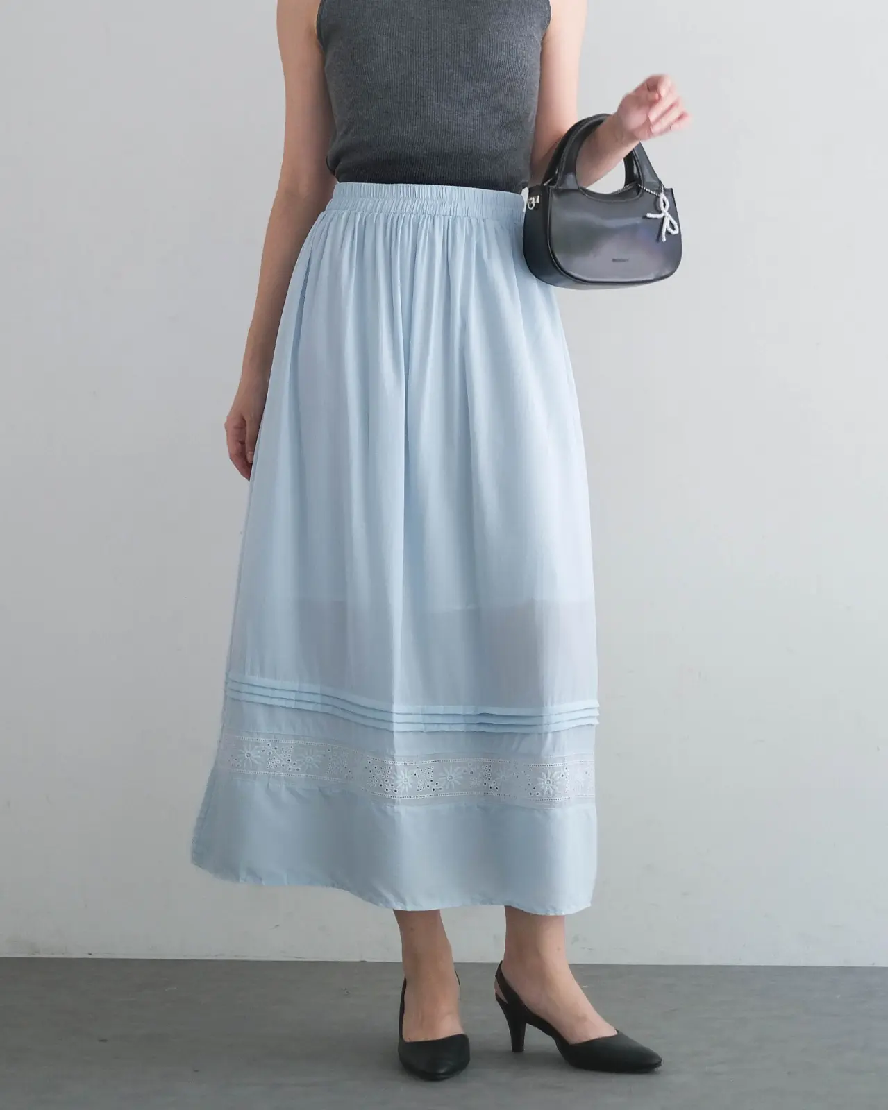 Zowiya Skirt Kode 478 Sky Blue