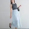 Zowiya Skirt Kode 478 Sky Blue - Image 2