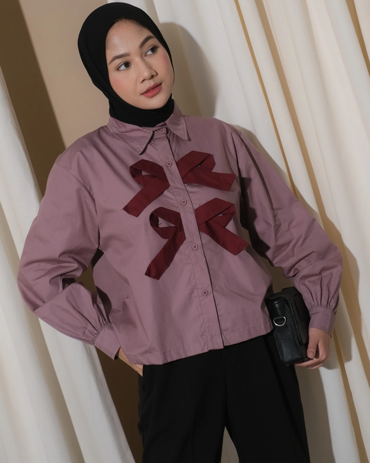 Soljin Shirt Mauve - Image 2