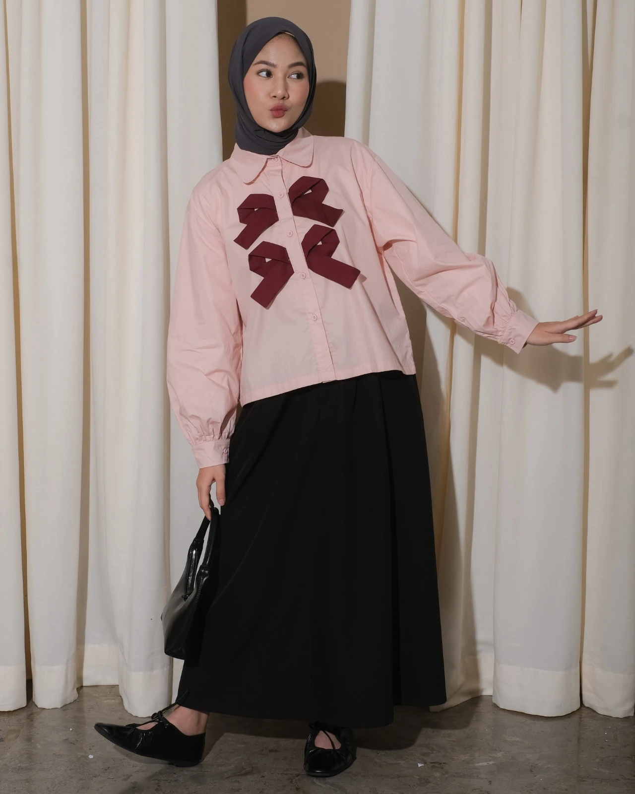 Soljin Shirt Pink - Image 3