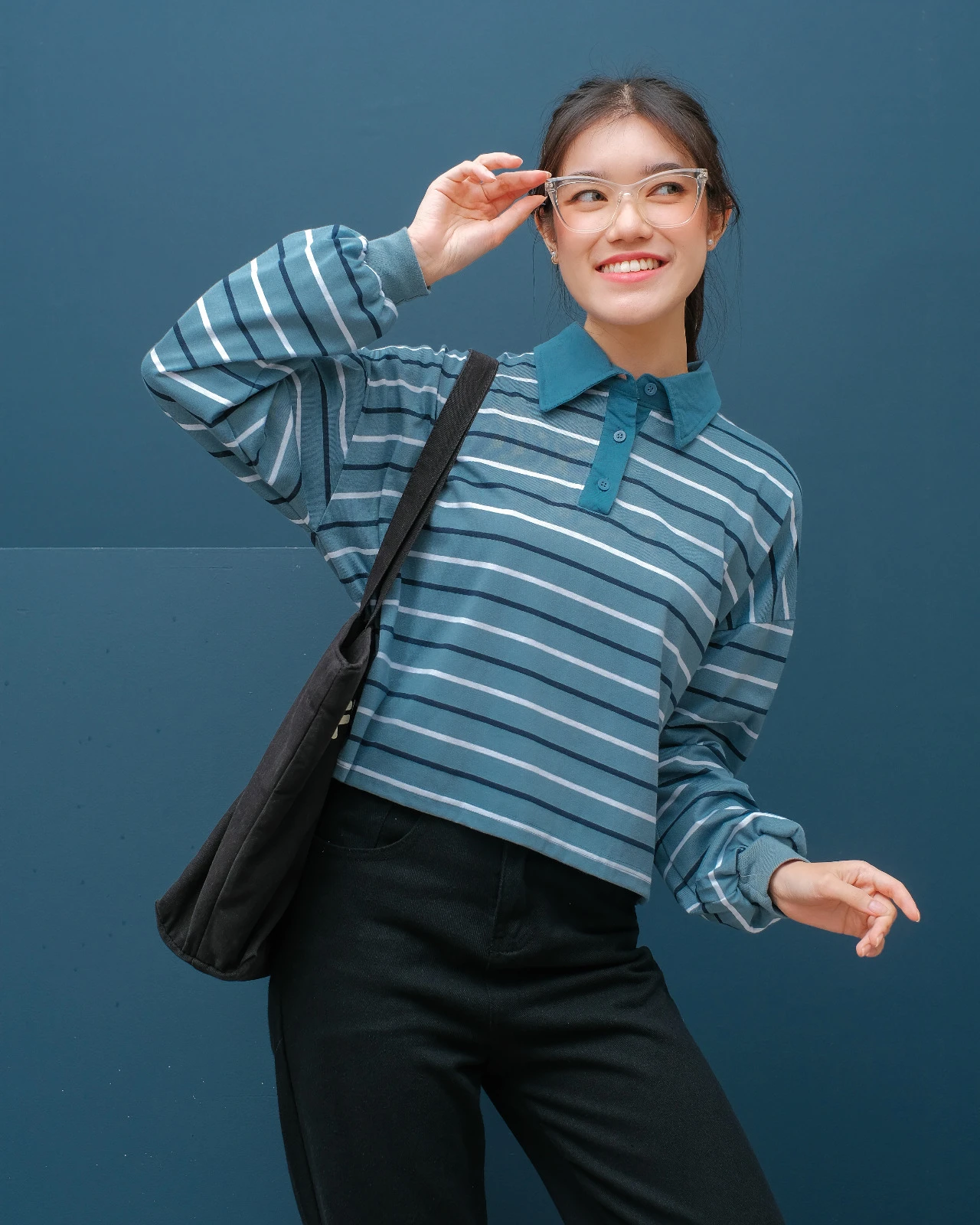 Lilou Stripe Longsleeve BLUE SMALL