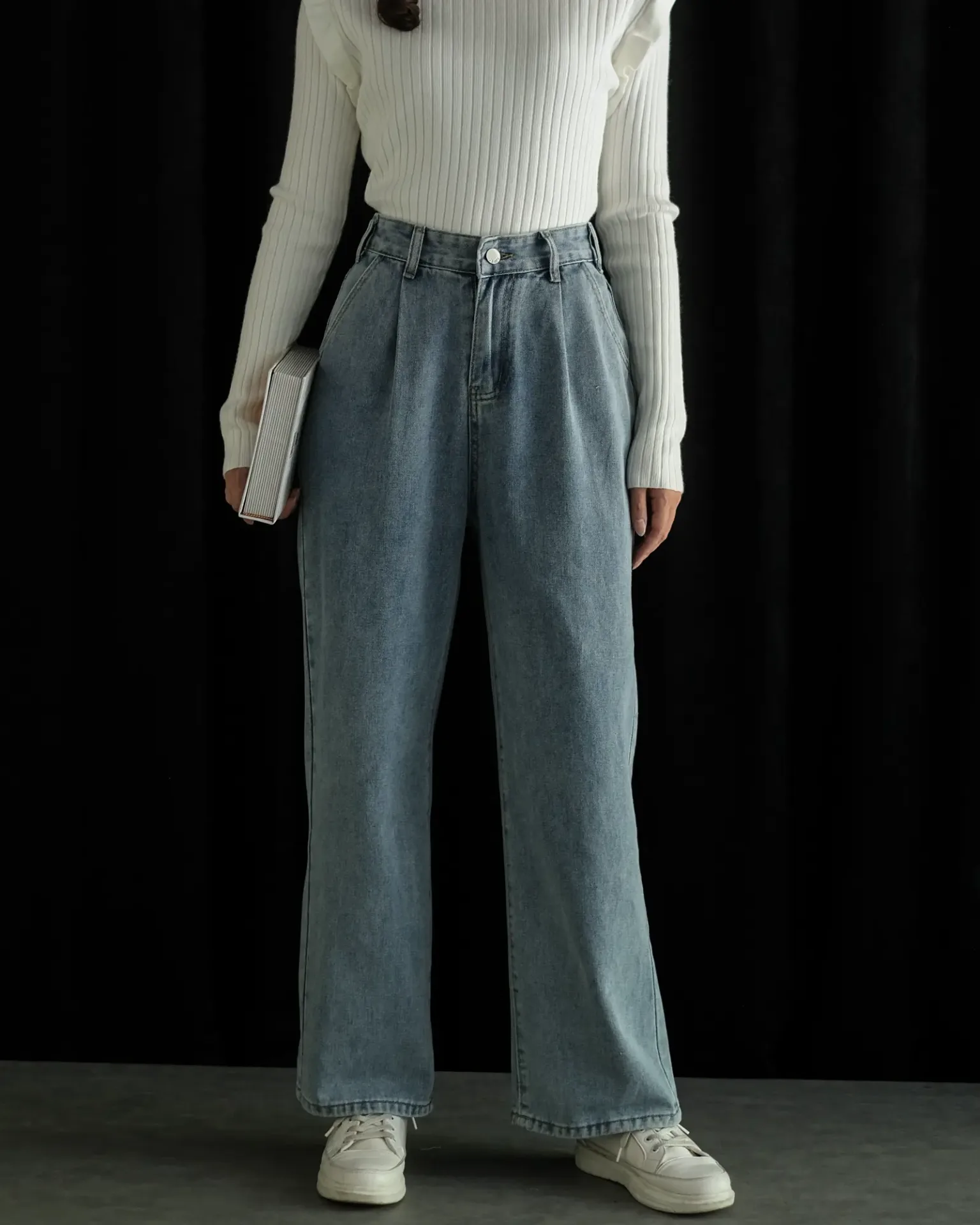 Zelina Denim Pants Kode 265A Light Blue - Image 2