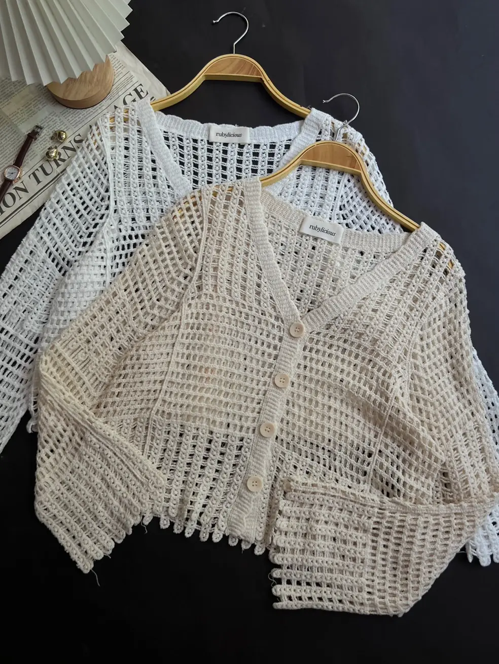 Ghazia Cardigan Kode 146B Ivory