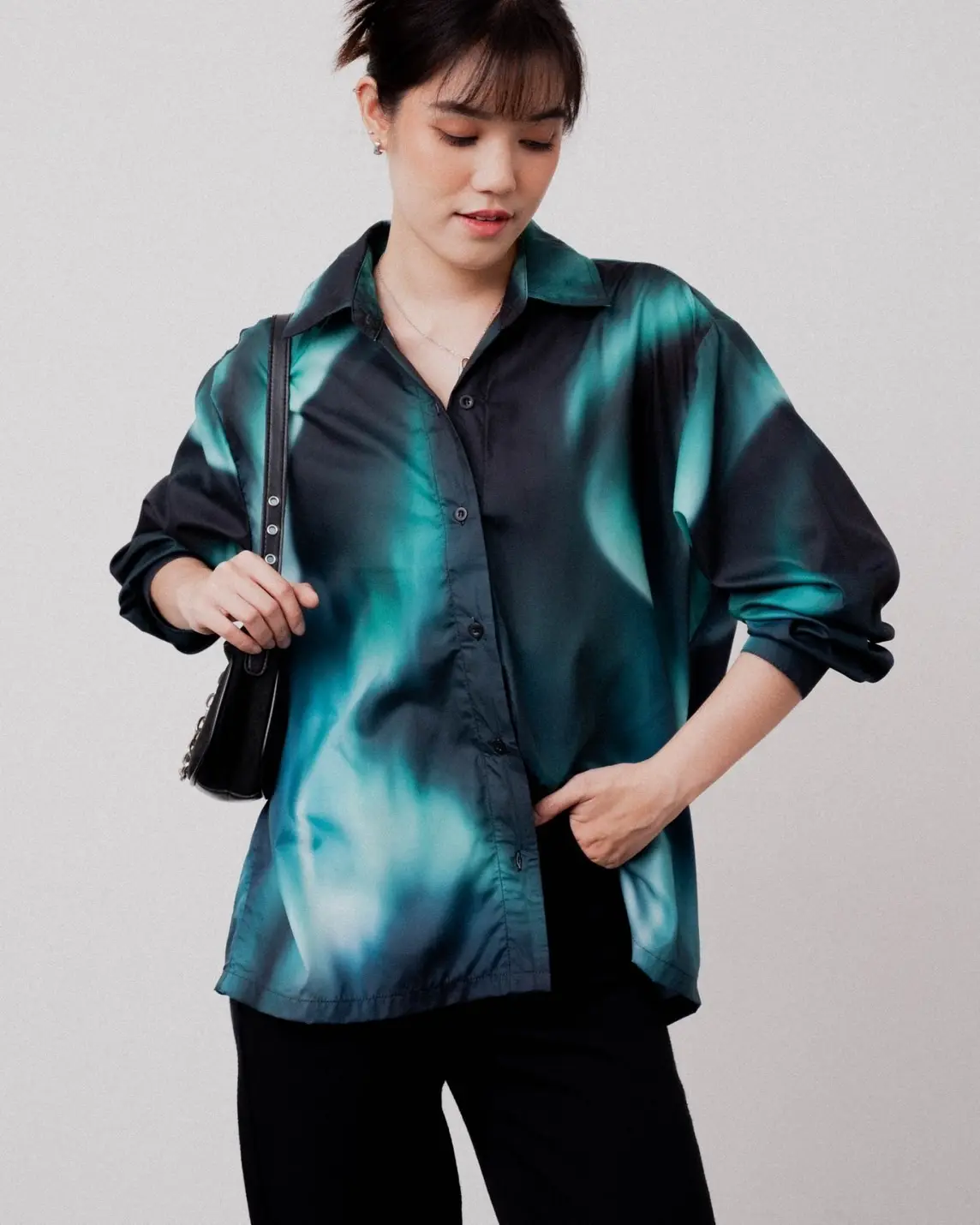 Aurora Shirt Glass Green