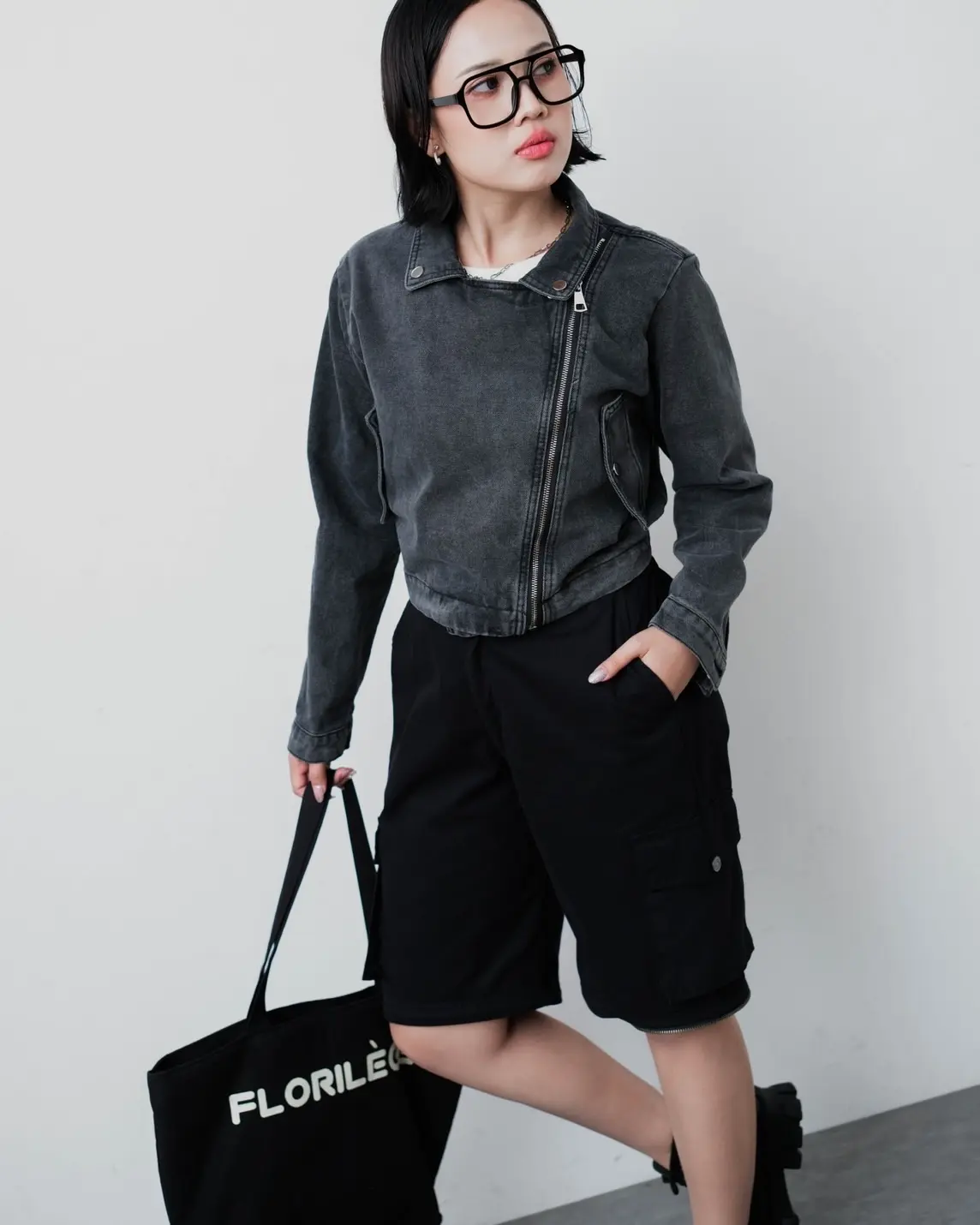 Blaze Denim Jacket Kode 152B Misty Black