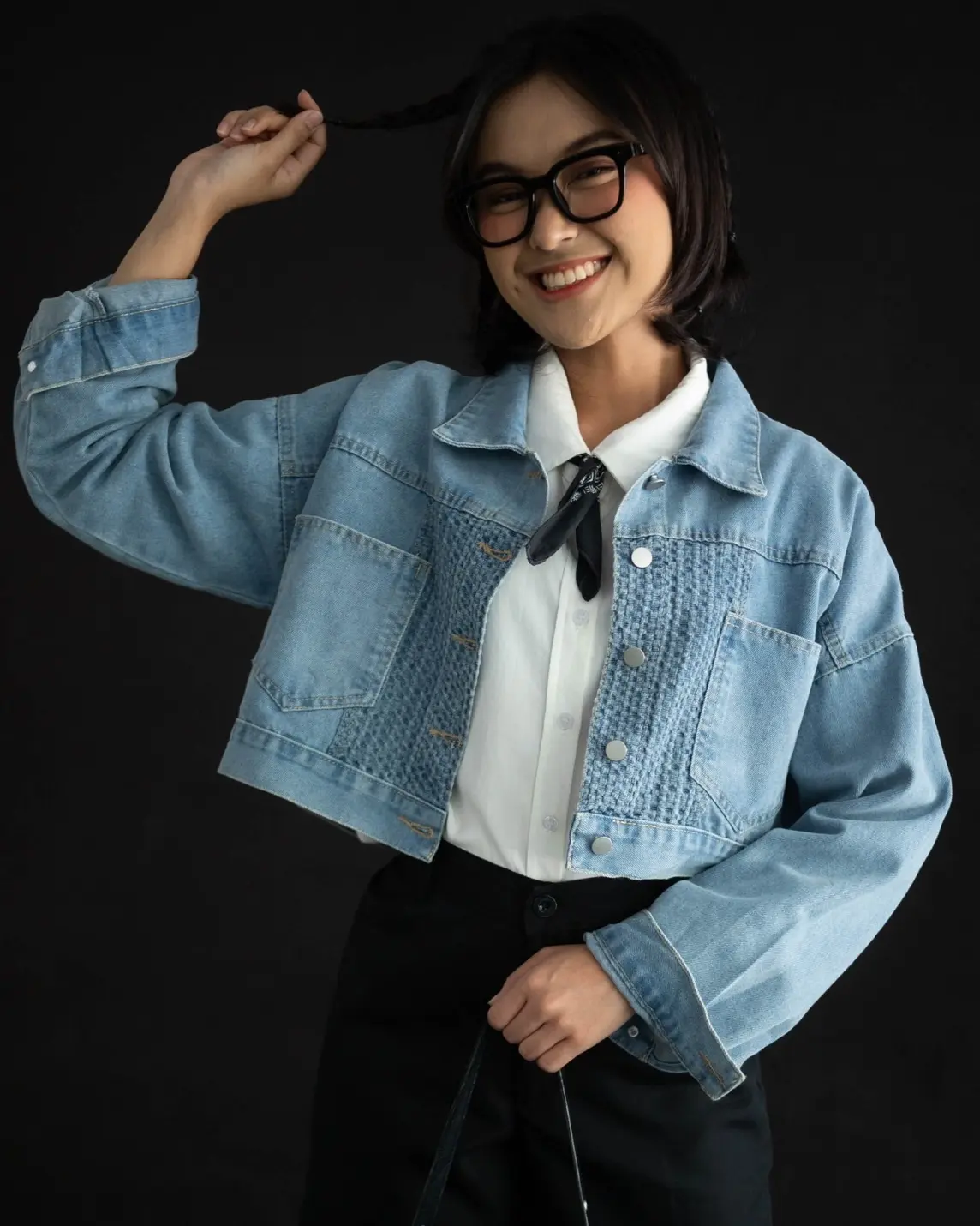 Carlota Denim Jacket Kode 157B Light Blue