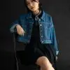 Carlota Denim Jacket Kode 157B Dark Blue - Image 2