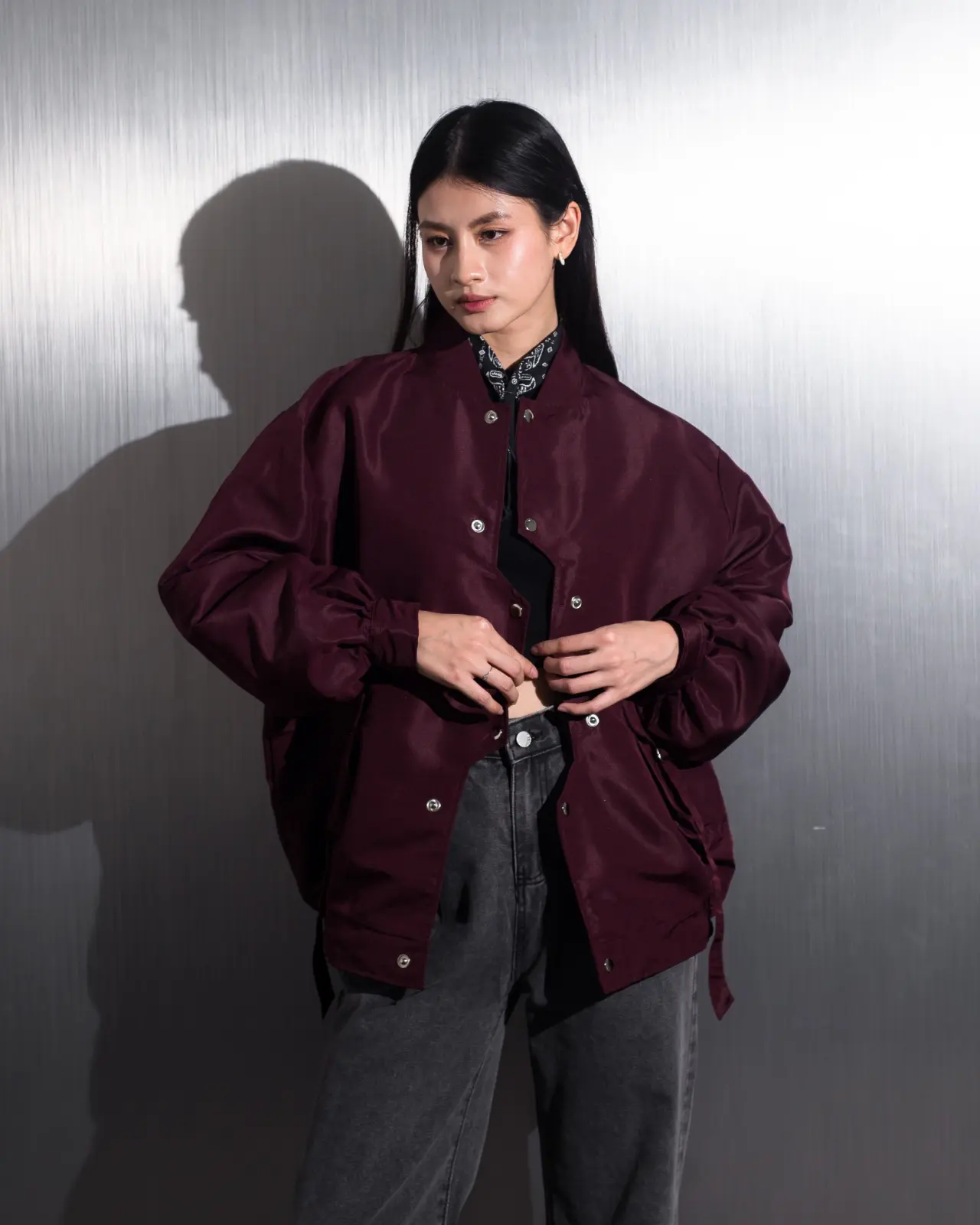 Castriel Jacket Maroon - Image 3
