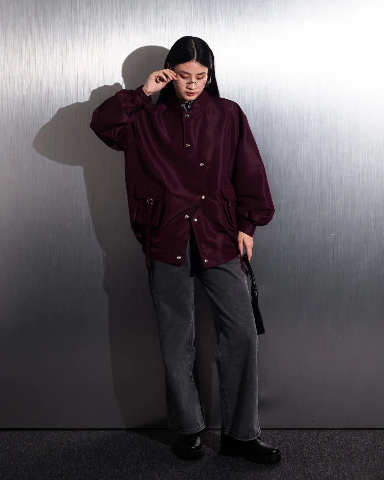 Castriel Jacket Maroon - Image 4