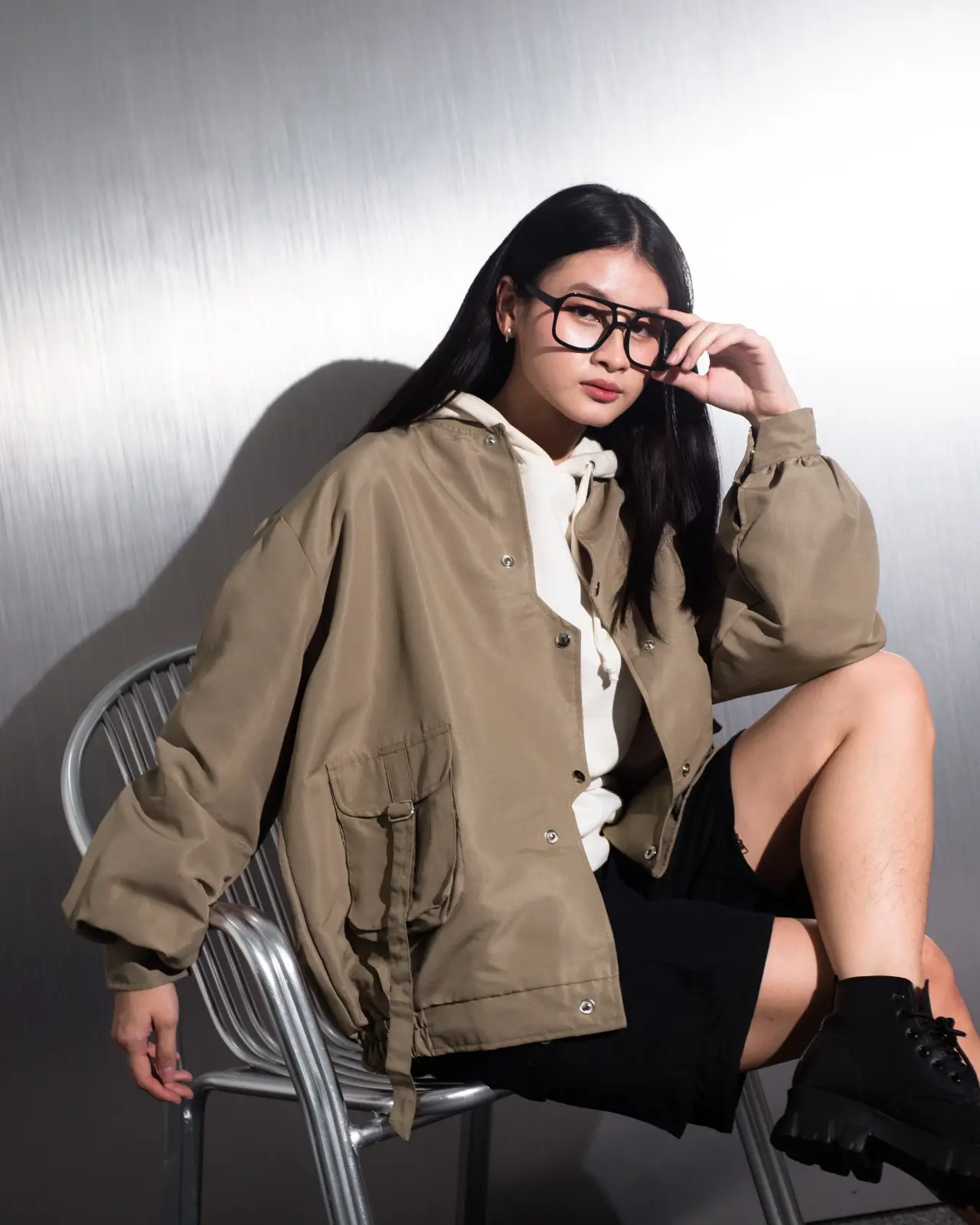 Castriel Jacket Khaki - Image 2