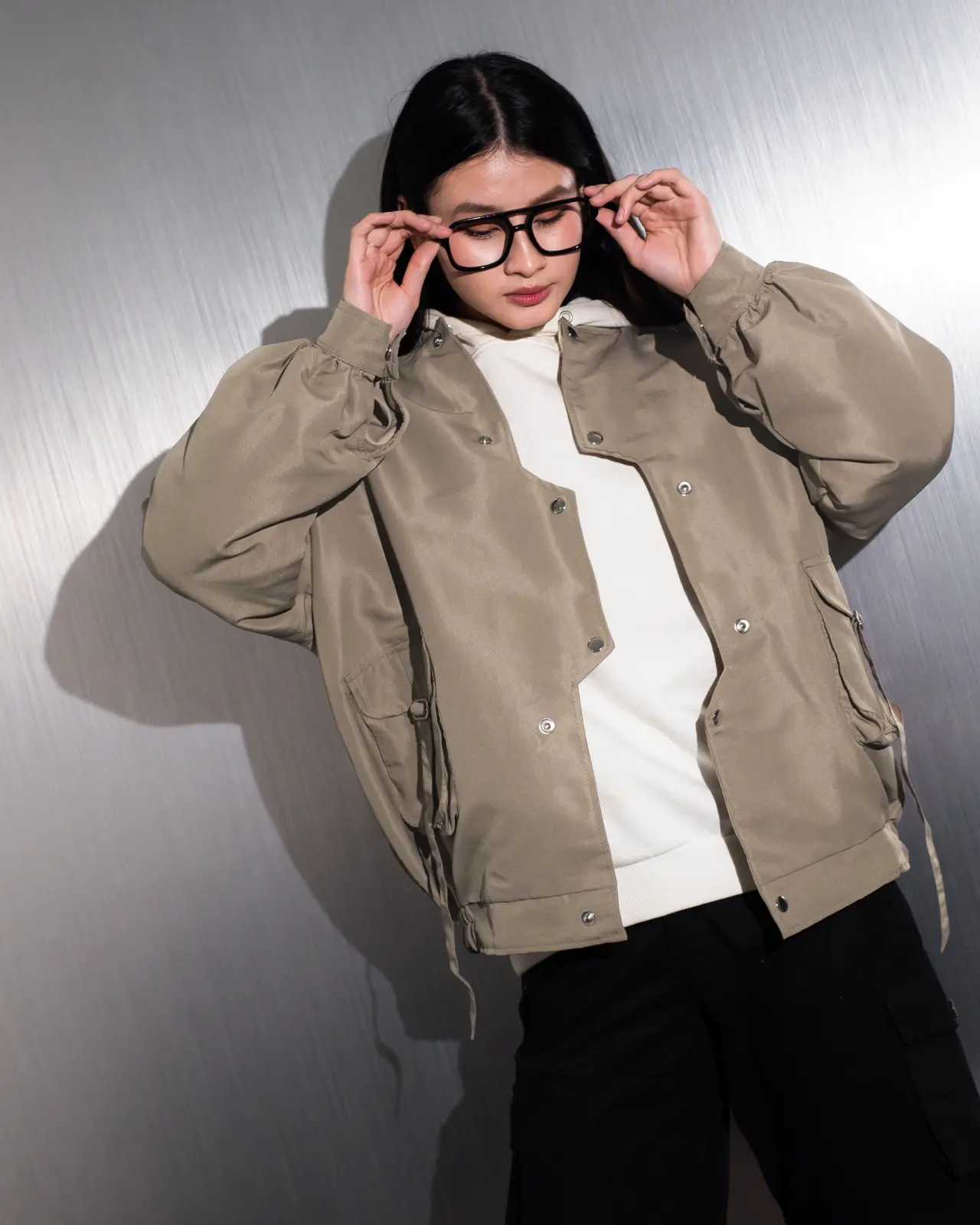 Castriel Jacket Khaki - Image 3