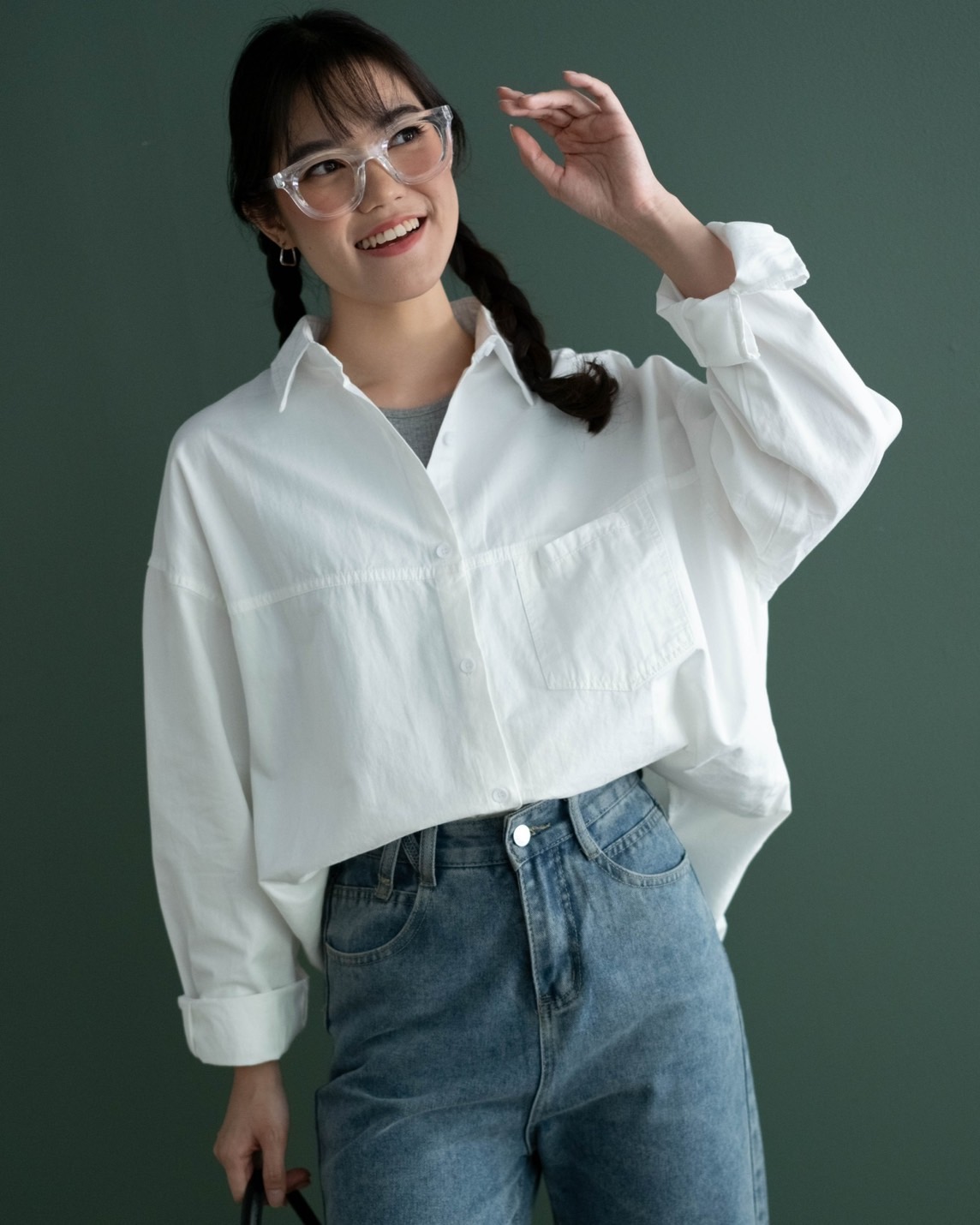 Demira Shirt Kode 8335 Broken White