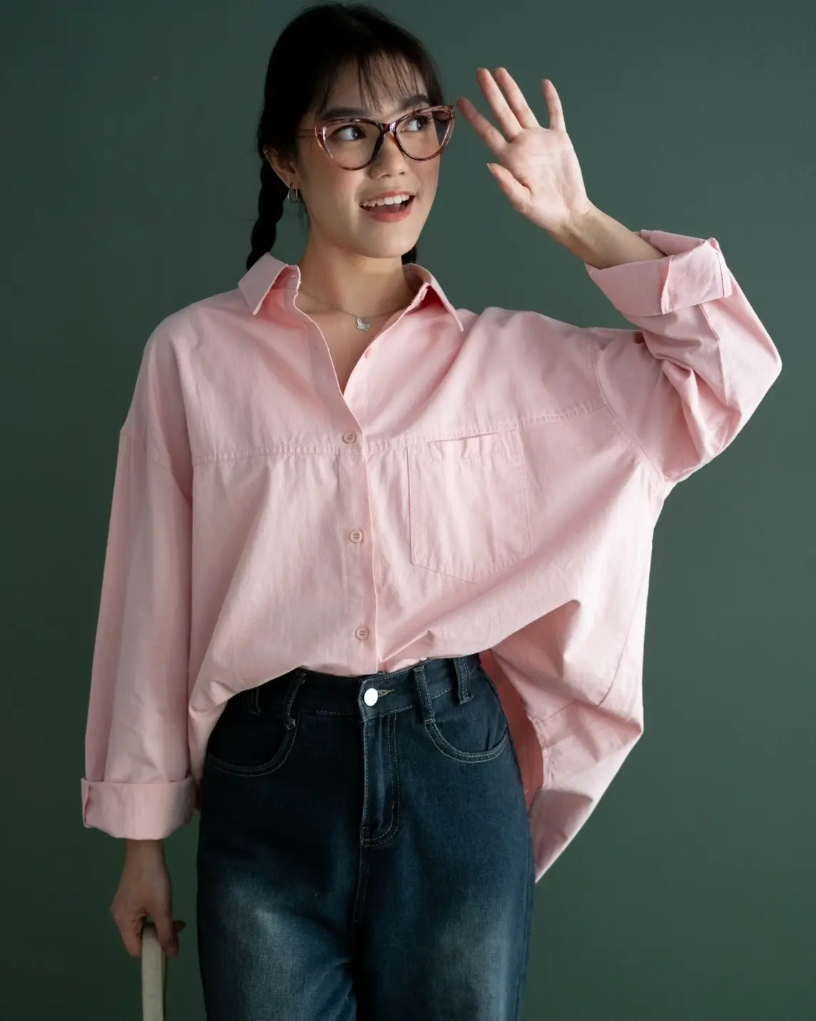 Demira Shirt Kode 8335 Pink - Image 2