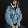 Devira Denim Jacket Kode 194B Light Blue - Image 2