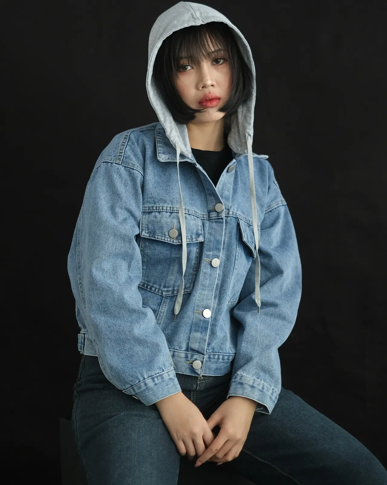 Devira Denim Jacket Kode 194B Light Blue - Image 2