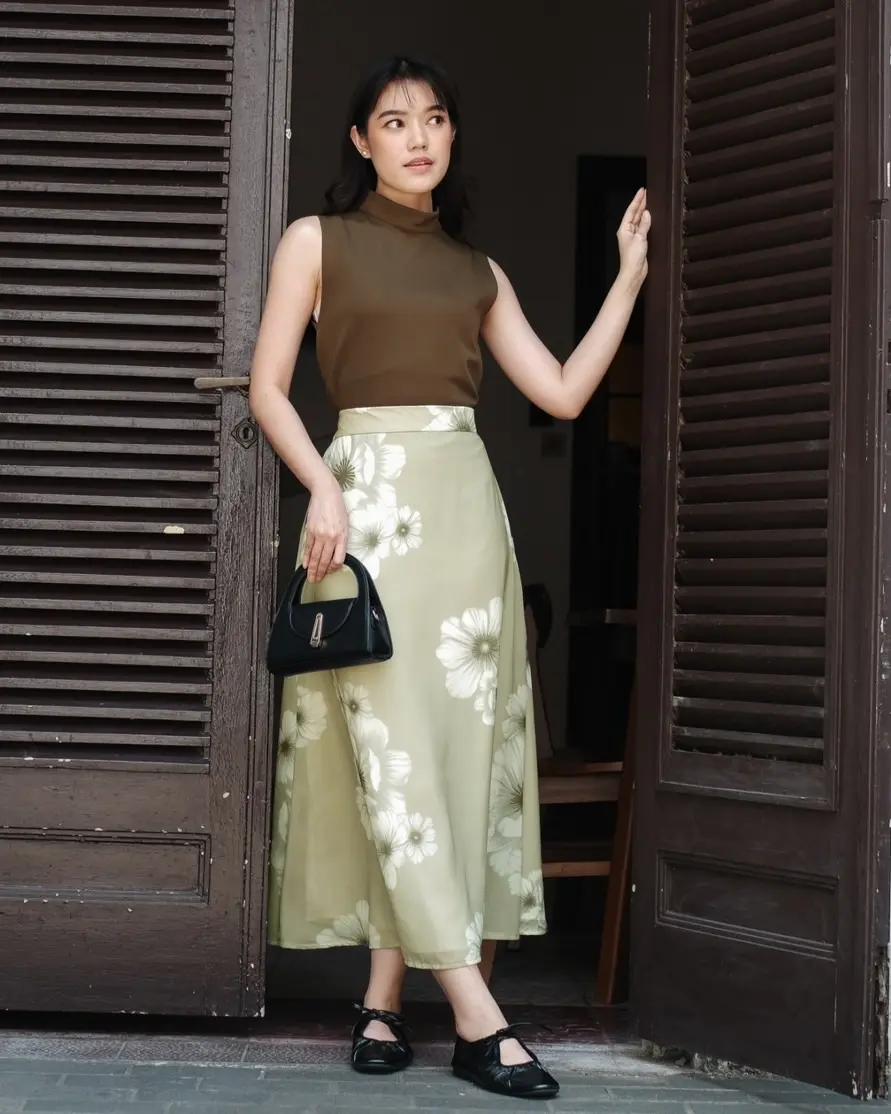 Elory Skirt Sage Green