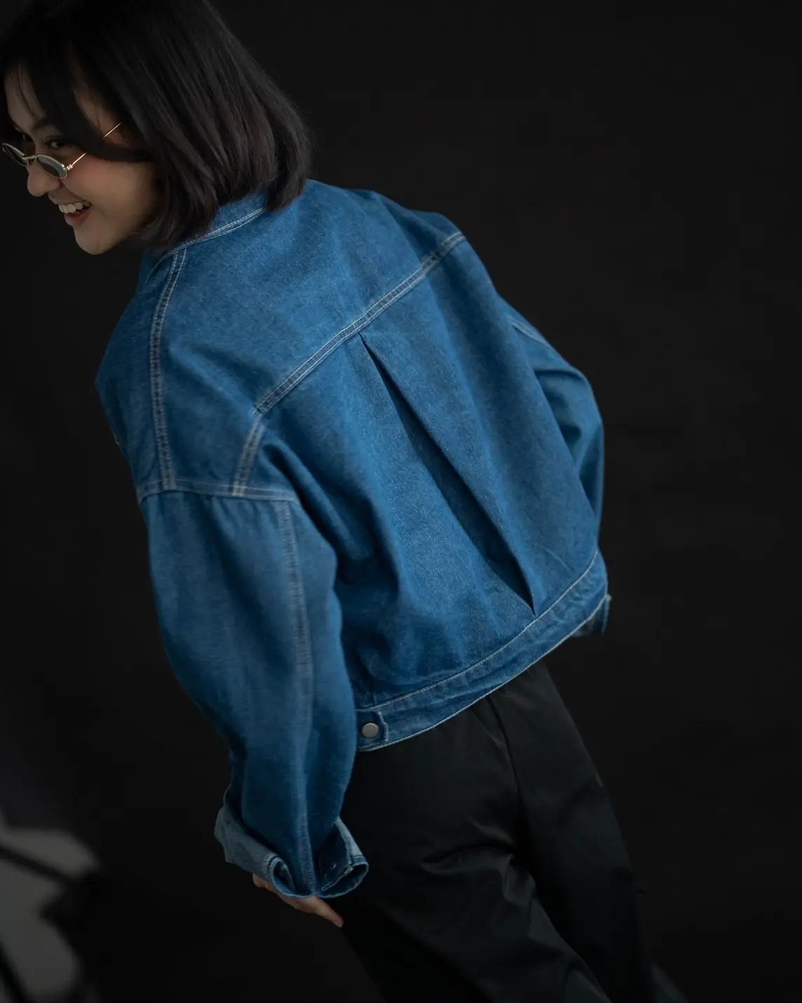Erolta Denim Jacket Kode 158B Dark Blue - Image 4