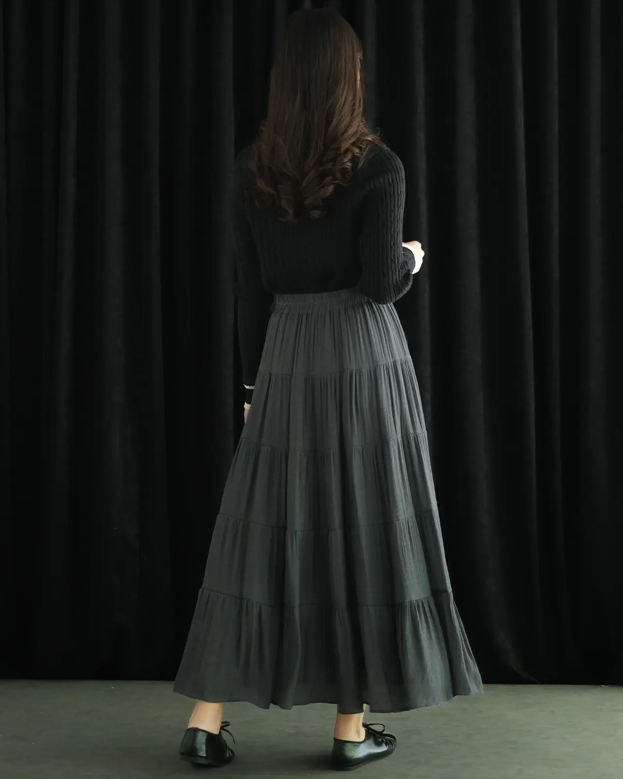 Evianne Skirt Kode 121B Dark Grey - Image 3