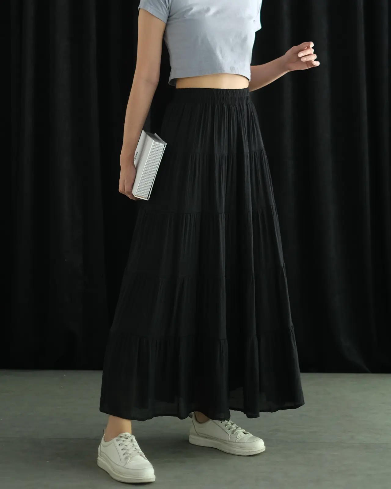 Evianne Skirt Kode 121B Black
