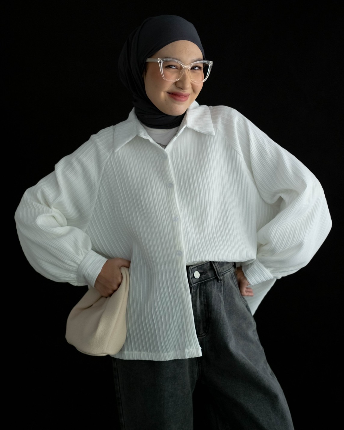 Farizka Shirt Kode 6426-2 Broken White - Image 2