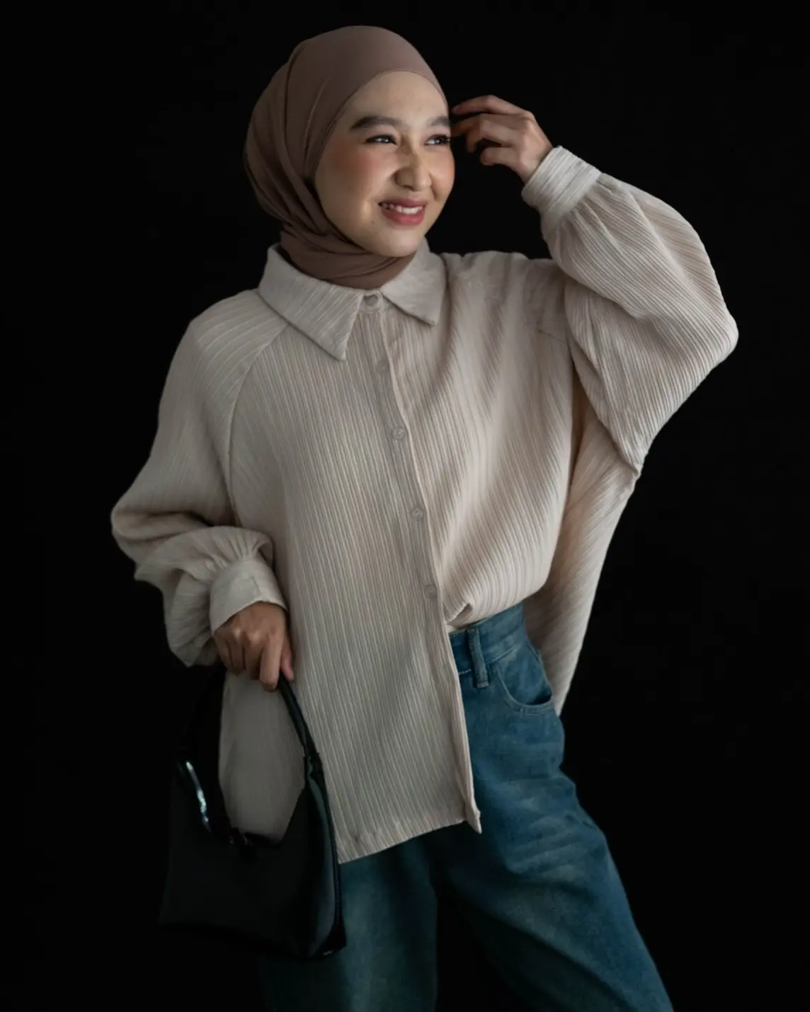 Farizka Shirt Kode 6426-2 Cream - Image 2