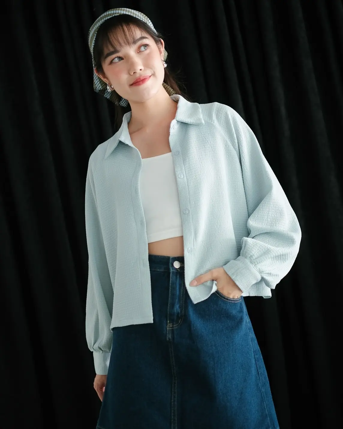 Hirva Shirt Kode 6509 Blue