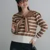 Ivanya Stripe Longsleeve Kode 122B