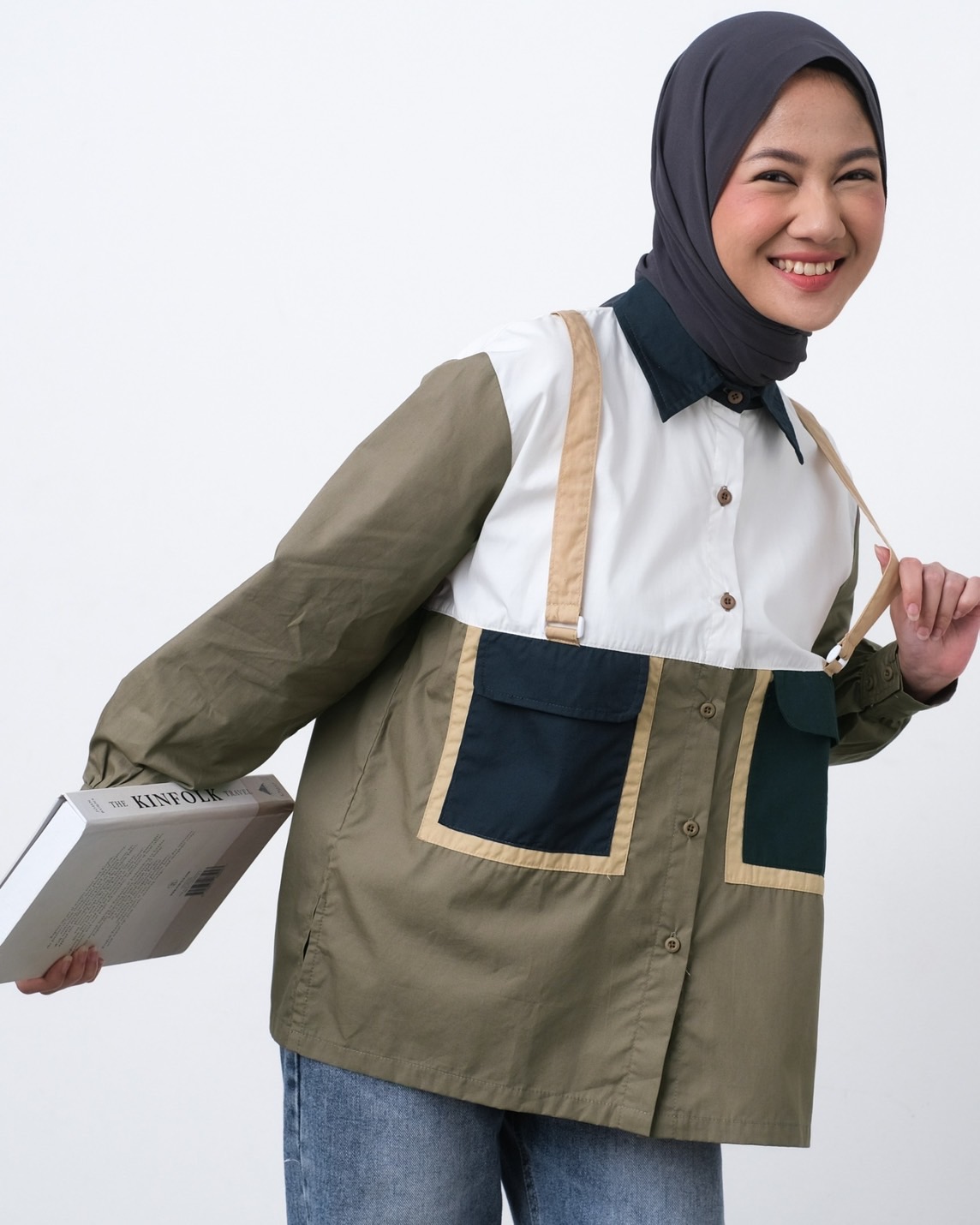 Jinji Shirt Broken White - Image 2