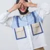 Jinji Shirt Blue - Image 2