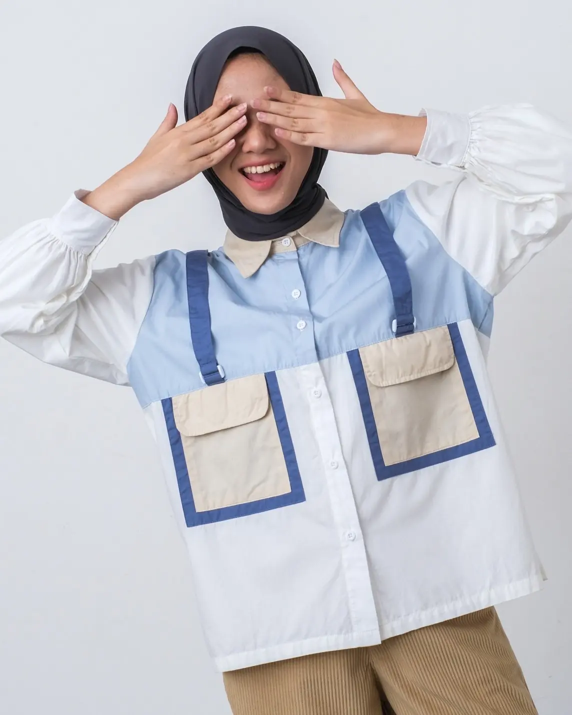 Jinji Shirt Blue - Image 2