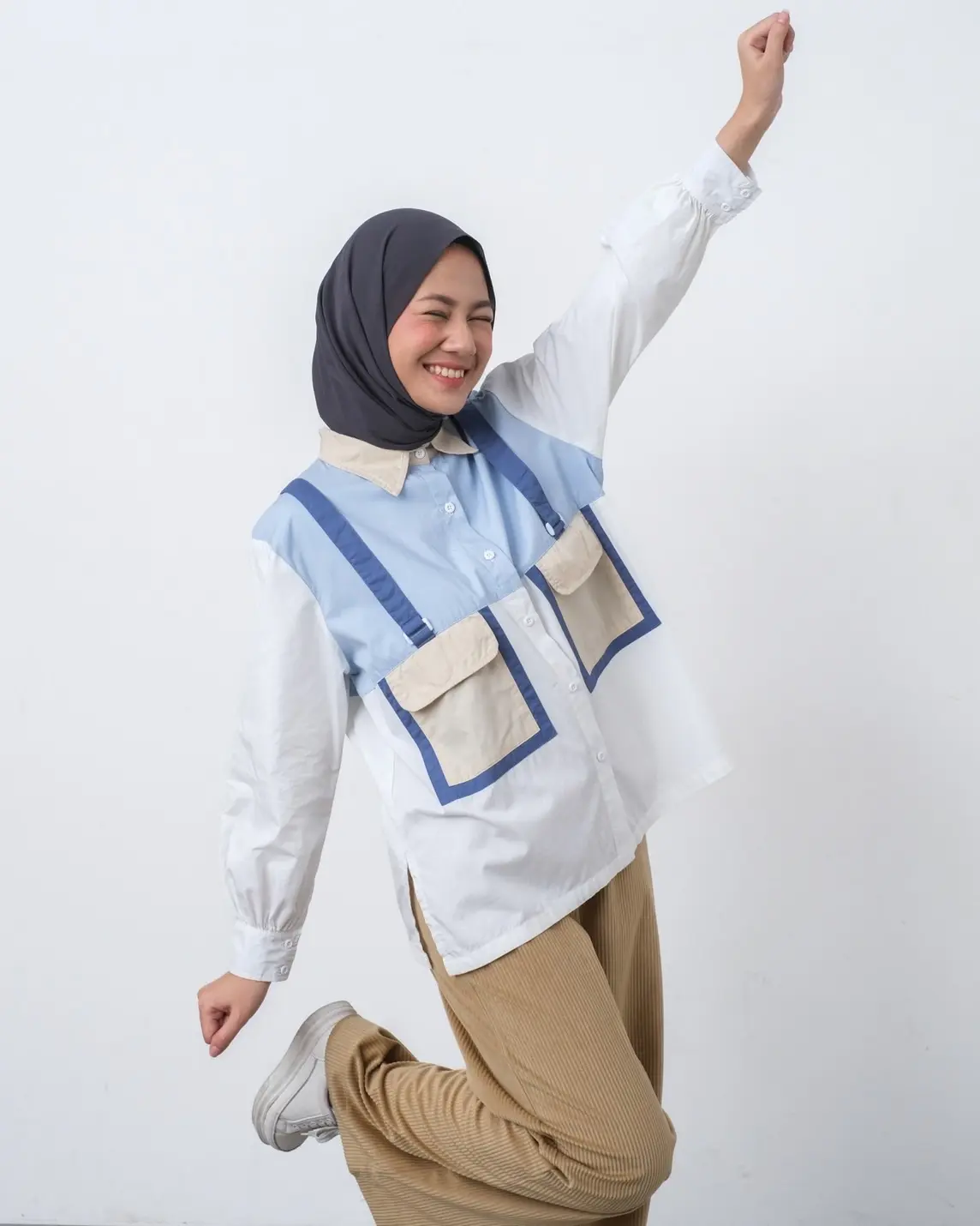 Jinji Shirt Blue - Image 3