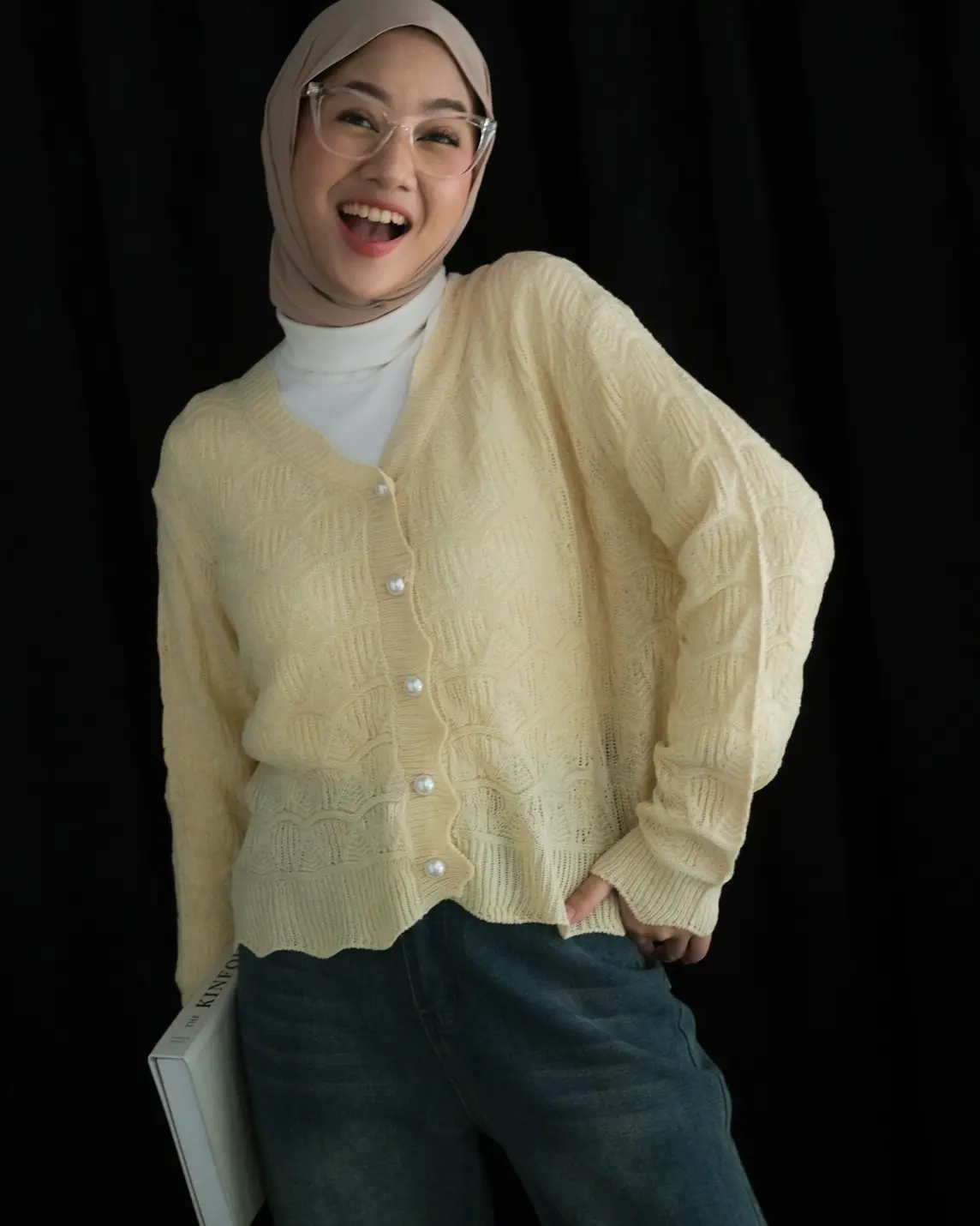 Kyrie Cardigan Kode 142A Ivory
