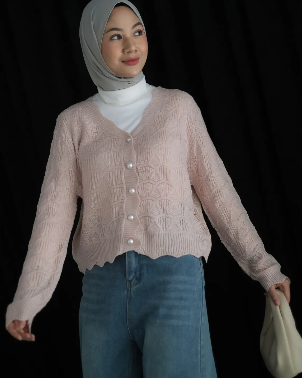 Kyrie Cardigan Kode 142A Pink - Image 2