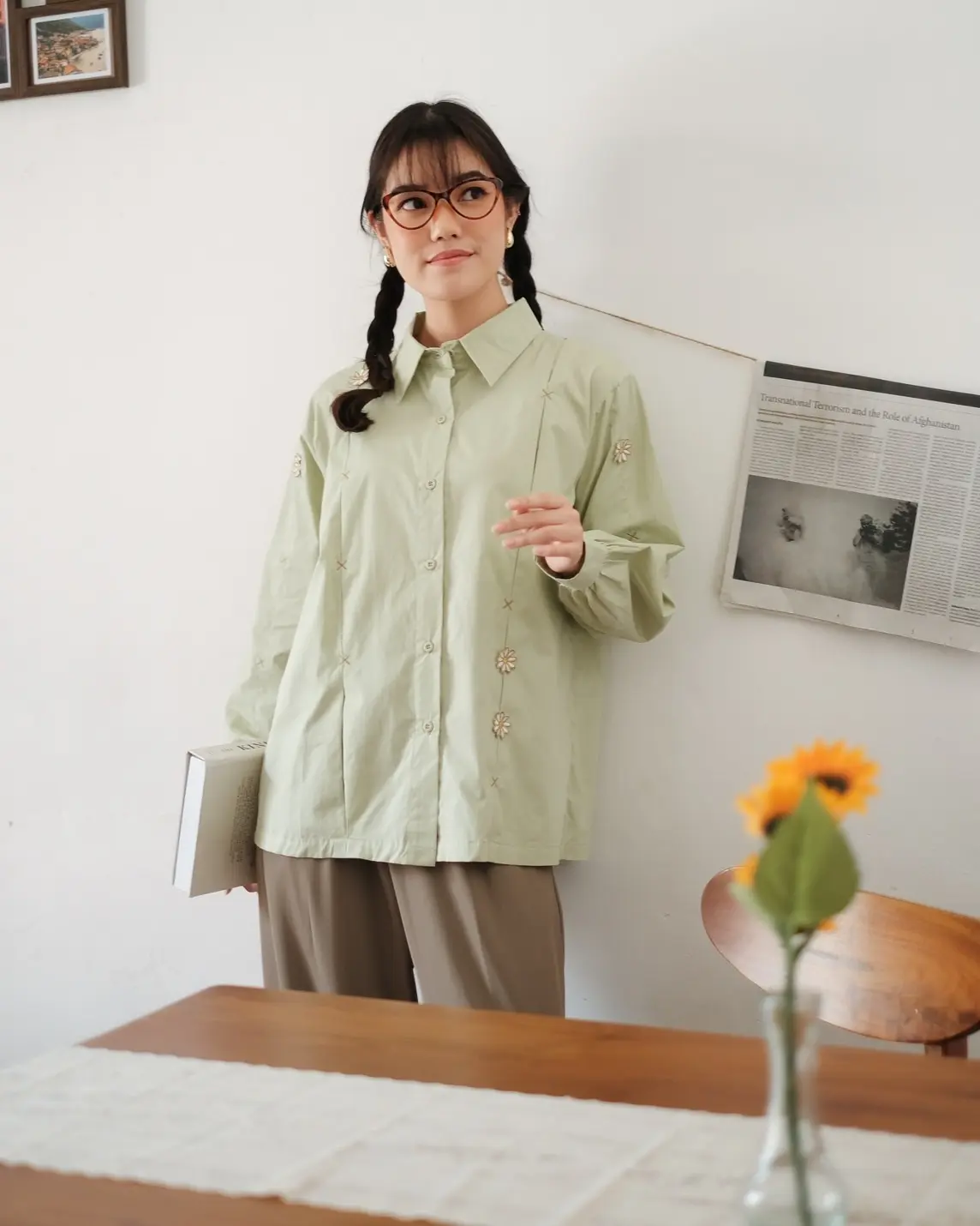 Lilian Shirt Mint - Image 3