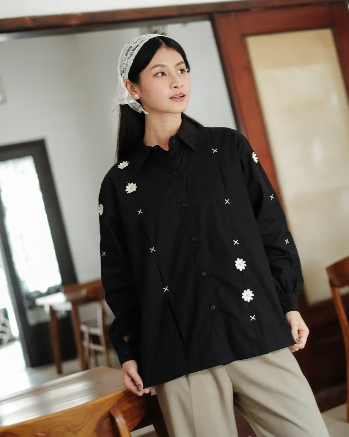 Lilian Shirt Black